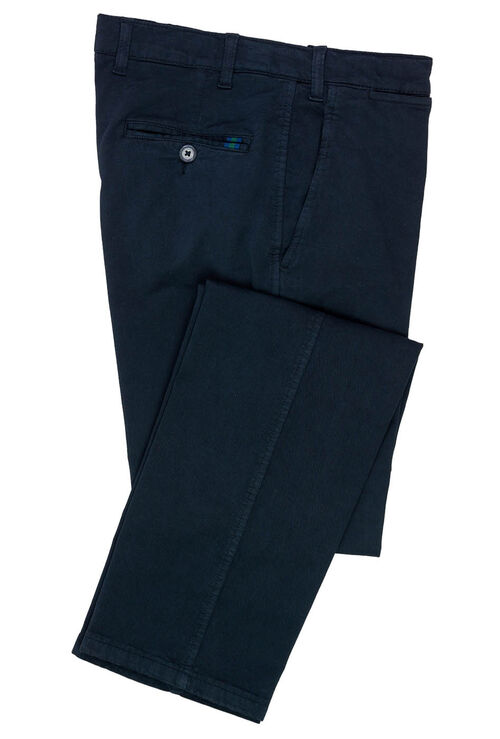 Pantalon Chino  Algodon Azul