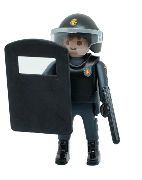 Policia Nacional UIP Casco Hombre