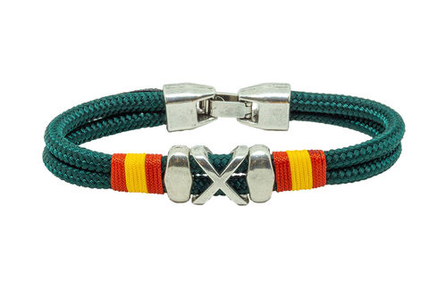 Pulsera Nautica Hole Verde