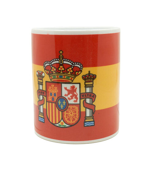 Taza Bandera Con Escudo Estado Espaol