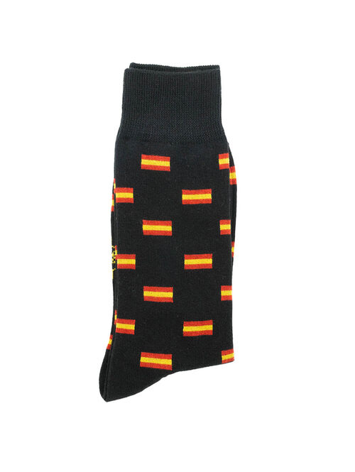 Calcetin Bandera España Negro