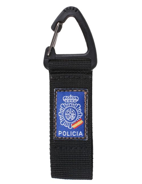 Llavero Mosqueton policia